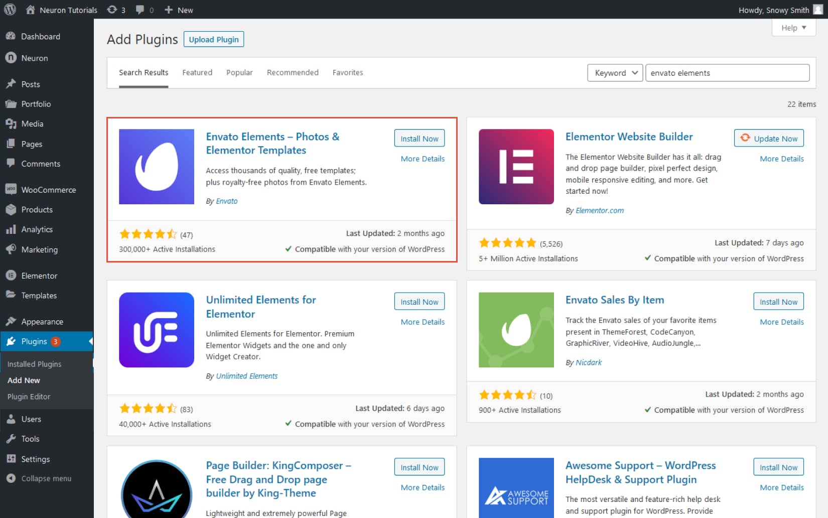 How to Install the Envato Elements Plugin