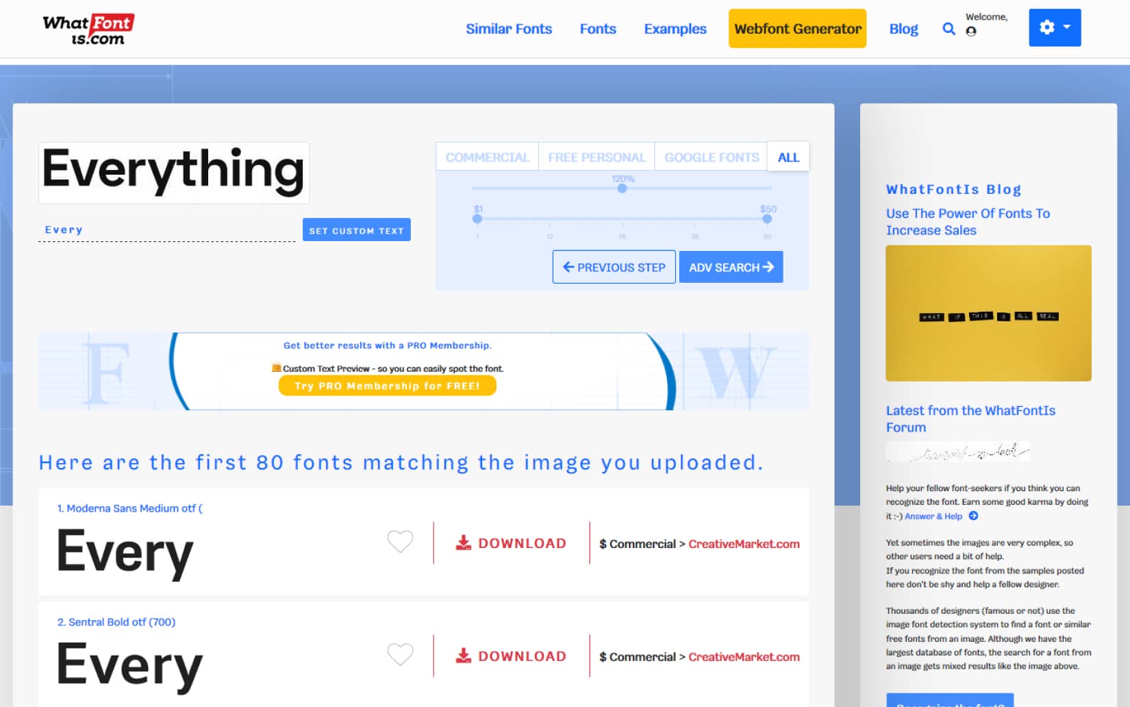 How to find a font with What Font Is