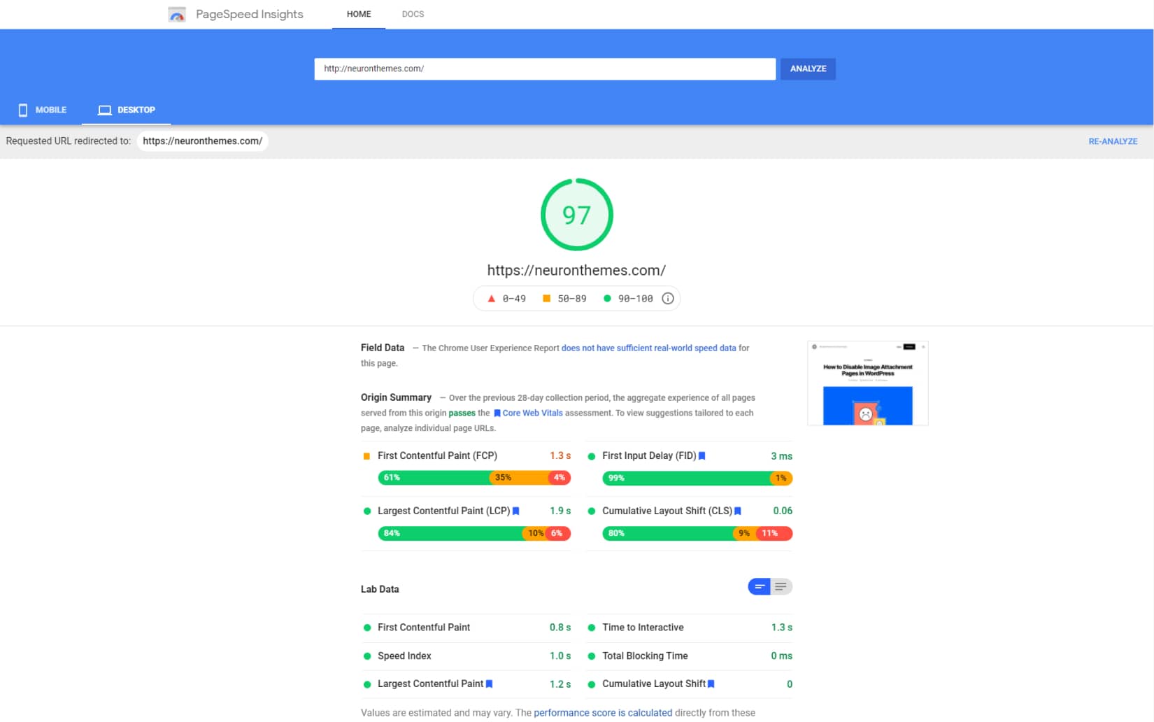 Tools to measure Google Core Web Vitals