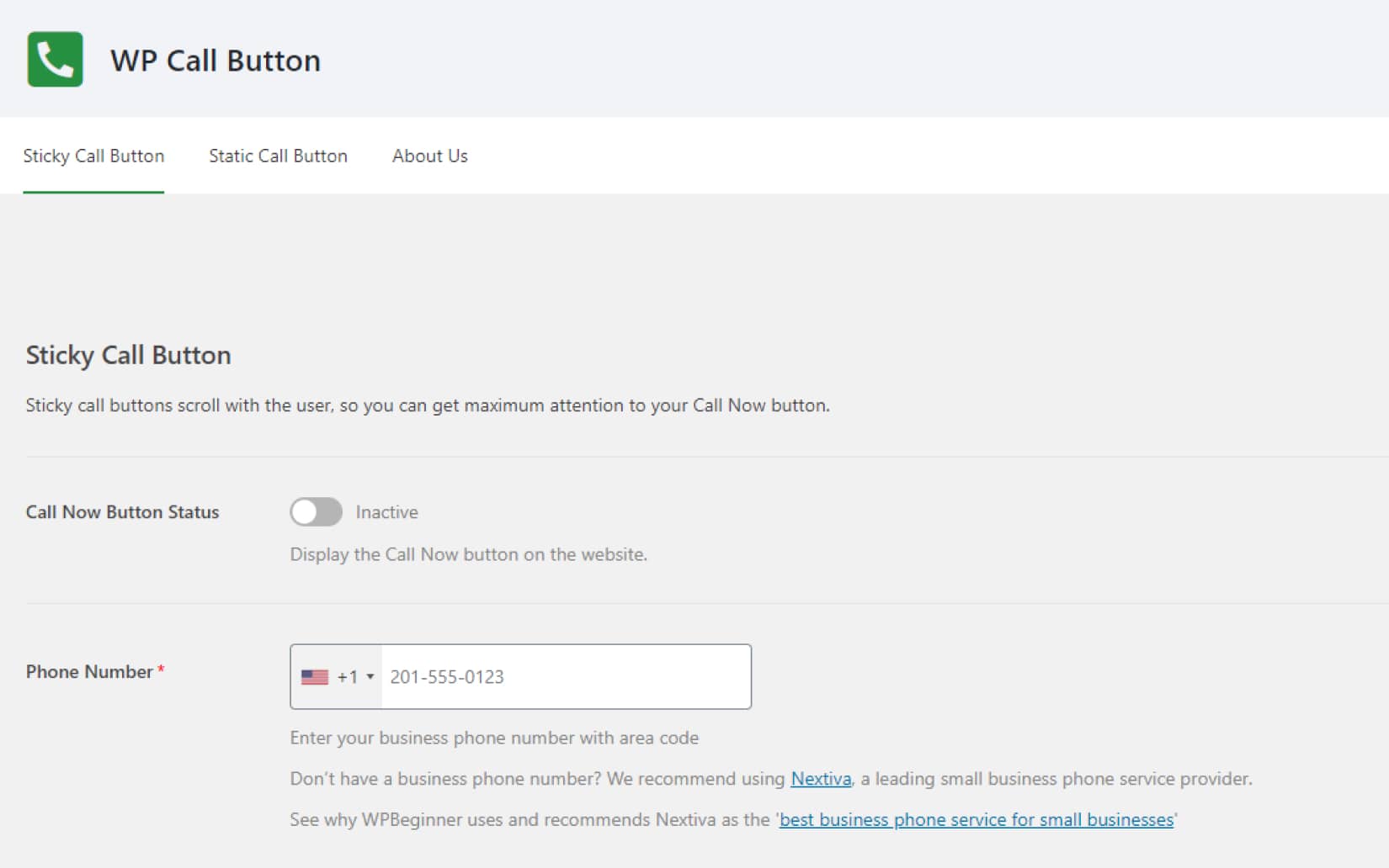 Add a click-to-call button on your website using the WP Call button plugin