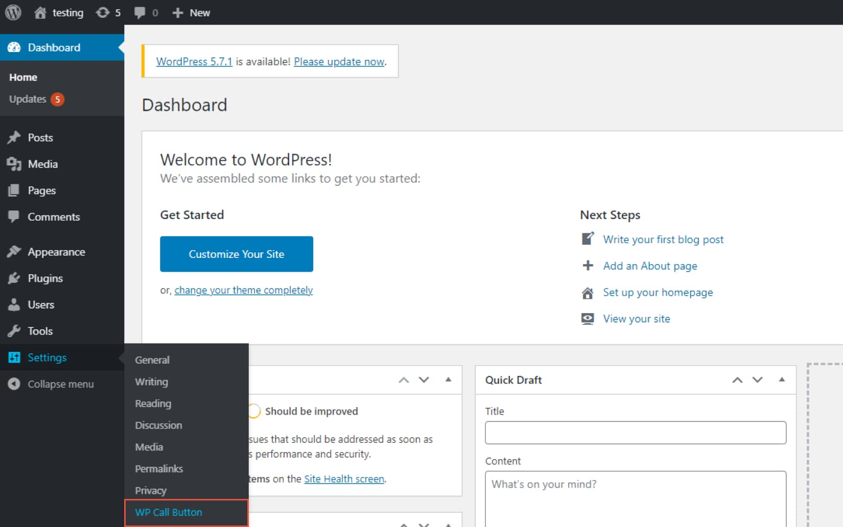 How to add a click-to-call button on your website using a WordPress plugin
