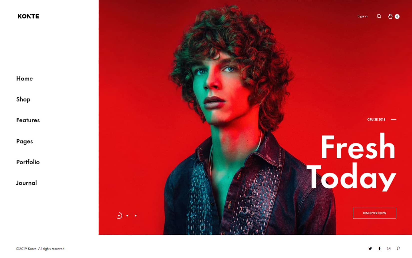 Konte Minimal Modern WooCommerce WordPress Theme