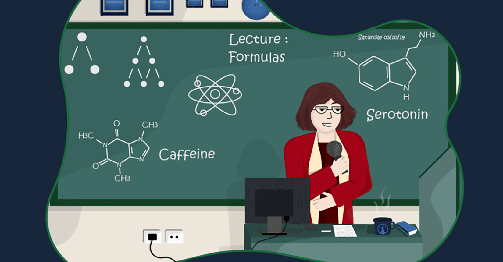 how you can pre-record your lectures for online classes - Illustration