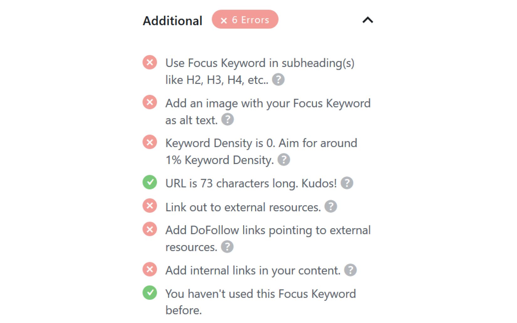 RankMath General Tab Advanced
