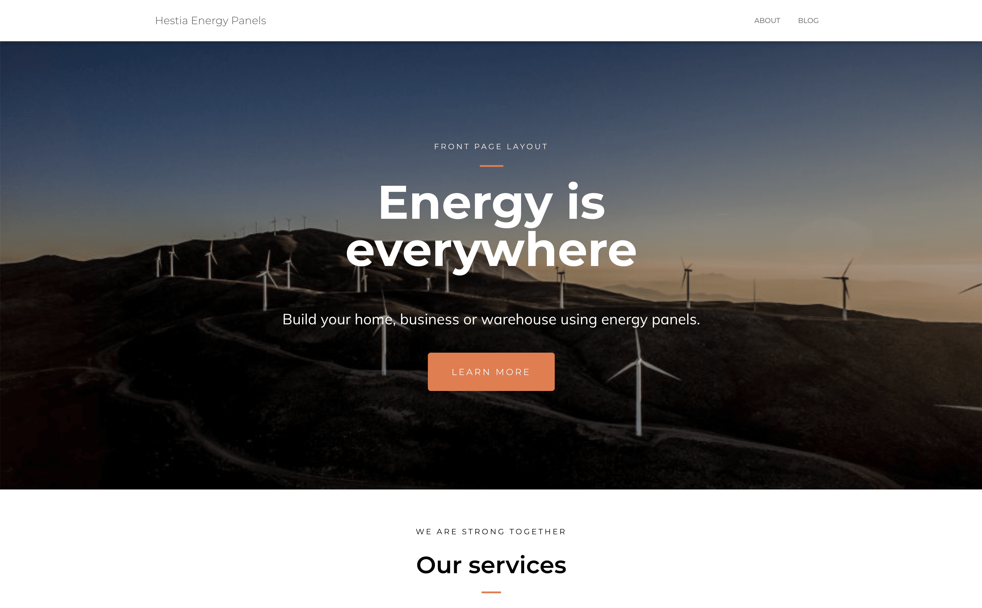 Hestia Free WordPress Theme