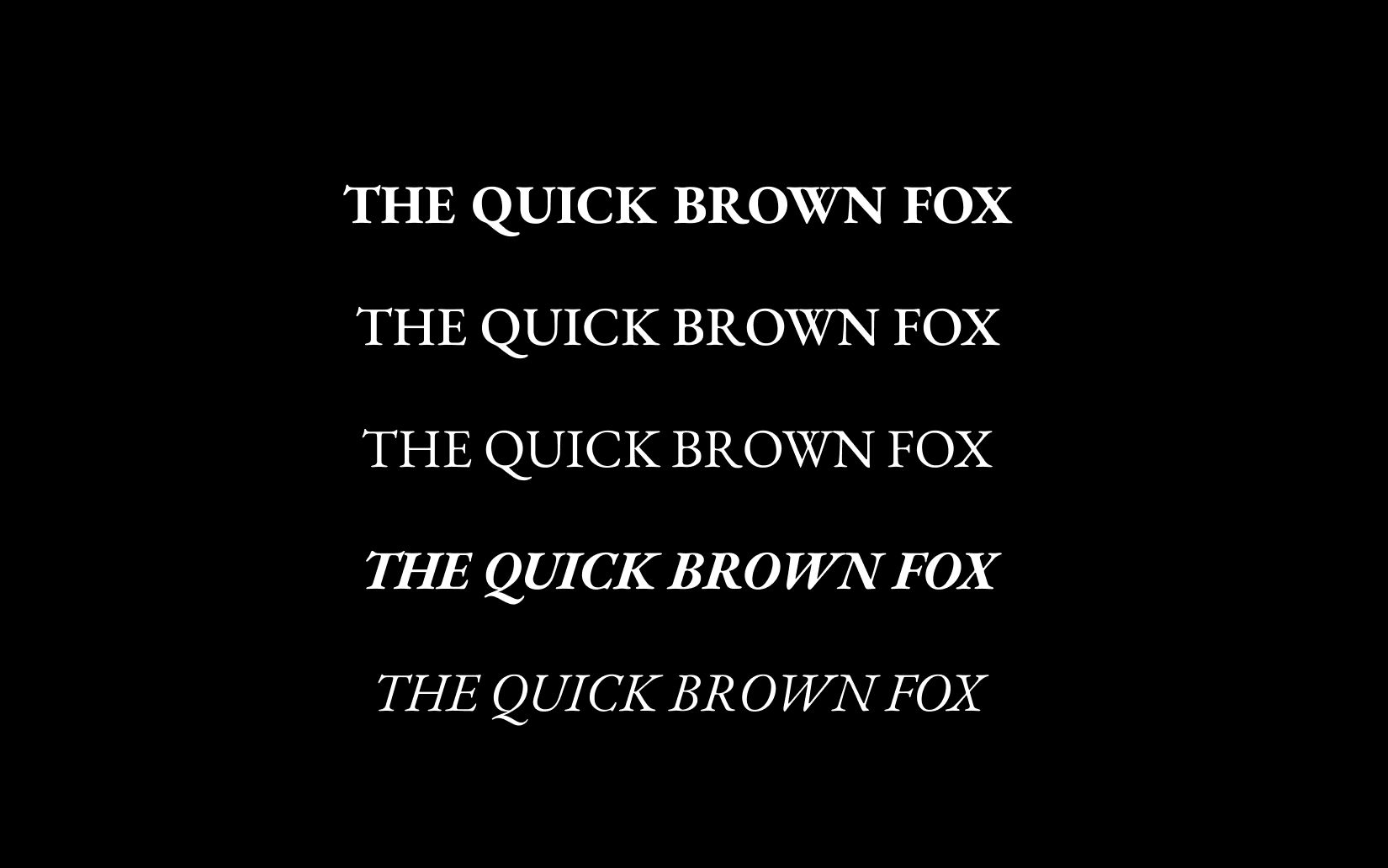 EB GARAMOND Best Free and Rare Serif Fonts