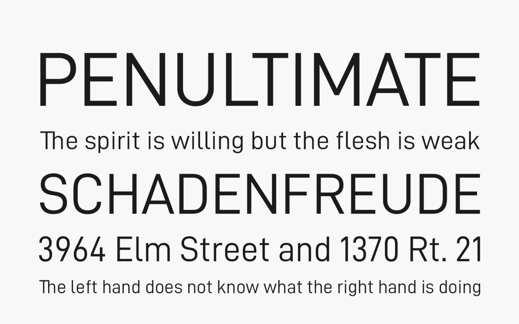 best free sans serif and serif fonts D-DIN