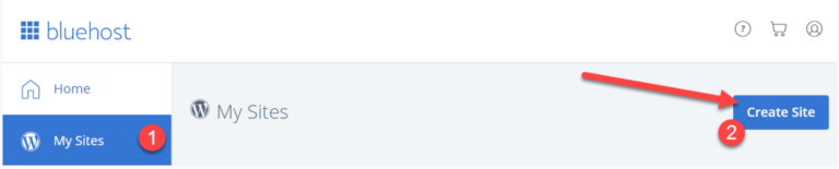 instal WP with Bluehost