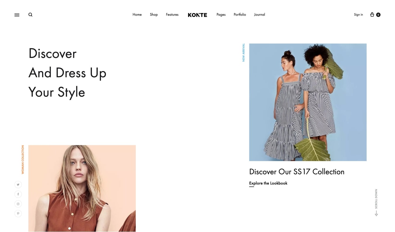 Konte Premium WordPress Theme