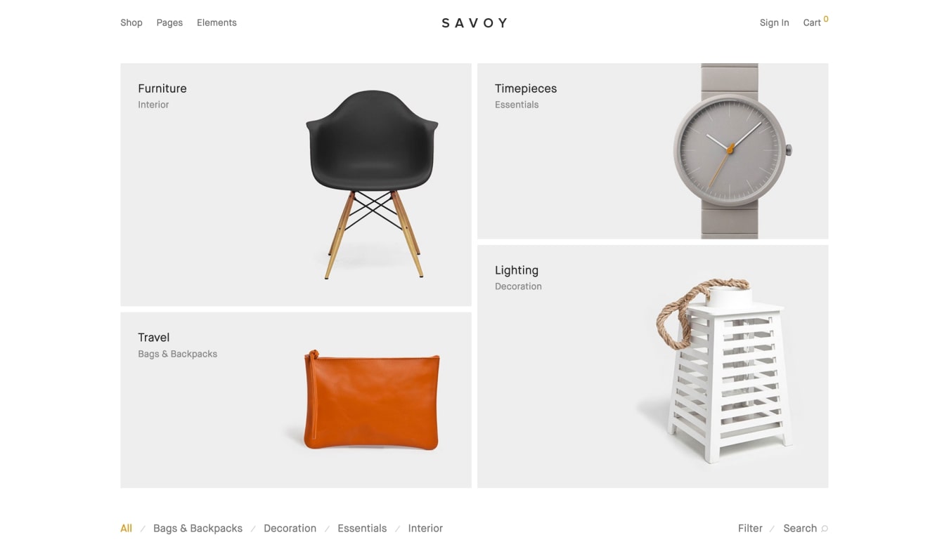 Savoy-Premium Shop Theme for WooCommerce