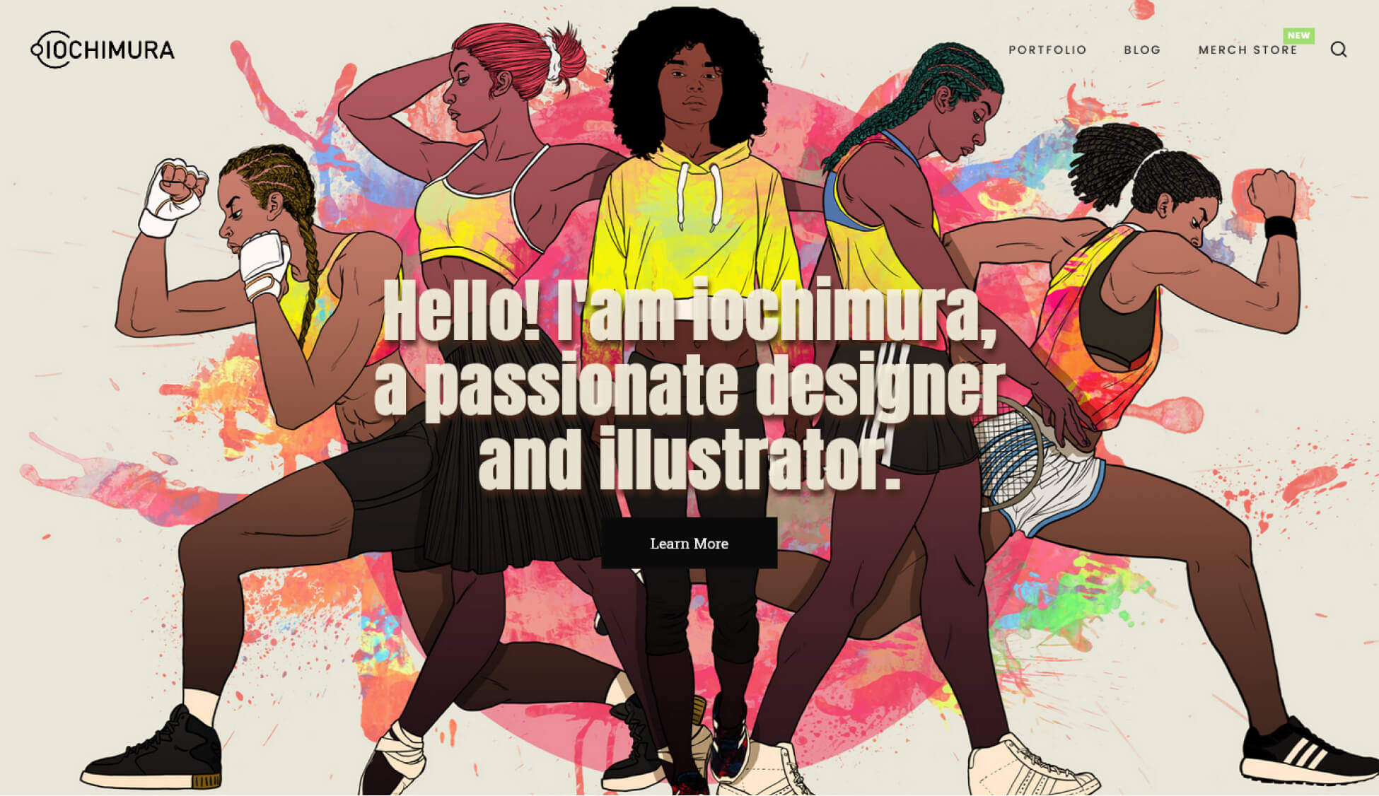 Professional business website created with Neuron page builder