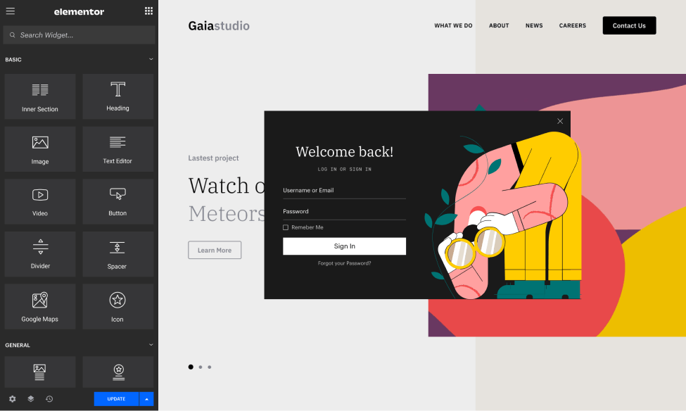Unlimited Popup Layouts